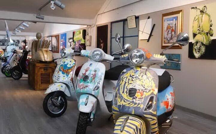 la mostra al museo della piaggio a pontedera in occasione dei 70 anni