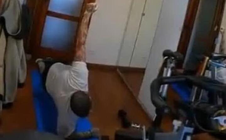 cacciatore si tiene in forma