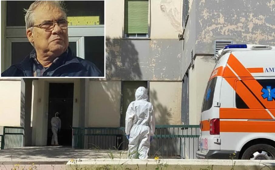 il policlinico di sassari e nel riquadro marco spissu (foto l unione sarda calvi)
