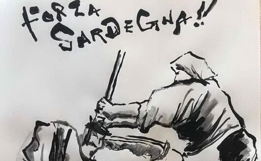 Atsuyoshi Hanazawa L Omaggio Alla Sardegna Dall Artista Cultore Delle Seadas L Unione Sarda It
