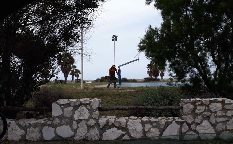i lavori al poetto