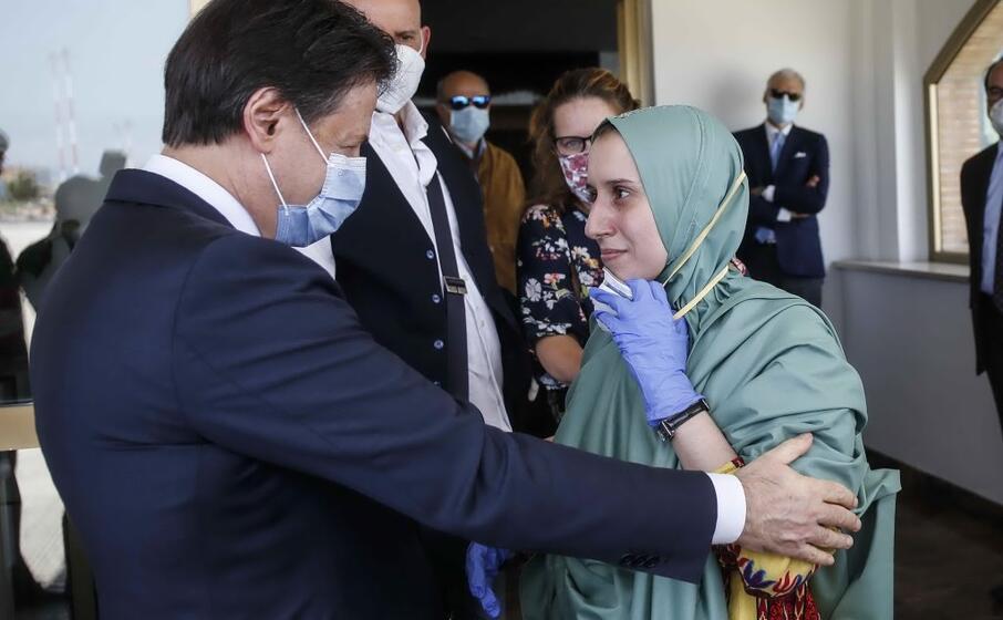 il saluto del premier conte