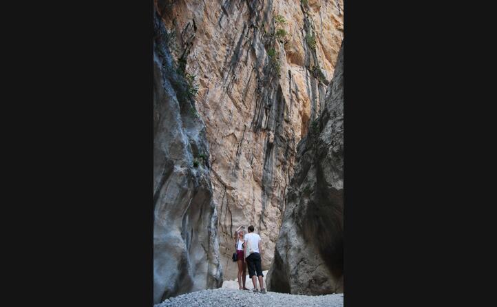 un interno della gola di gorropu in territorio di urzulei (l unione sarda luciano murgia)
