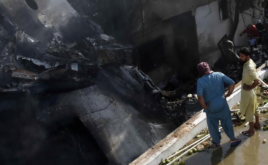 un immagine dal luogo dell incidente