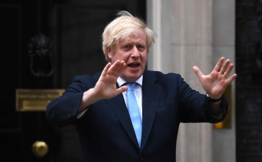 il primo ministro britannico boris johnson (foto ansa epa)
