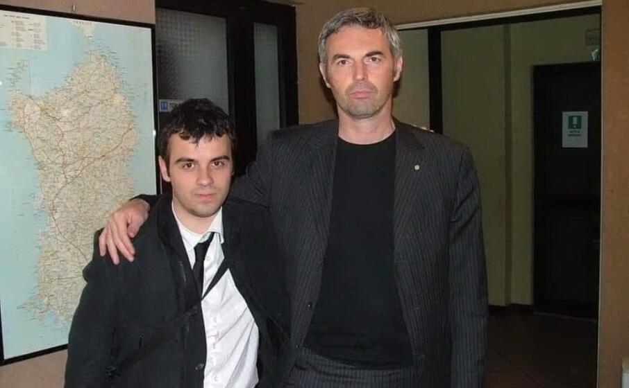 claudio deiana con l ex arbitro e designatore stefano farina (l unione sarda)