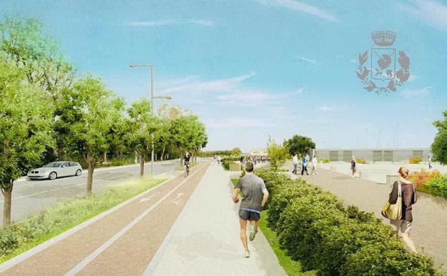 il lungomare di porto corallo come da progetto