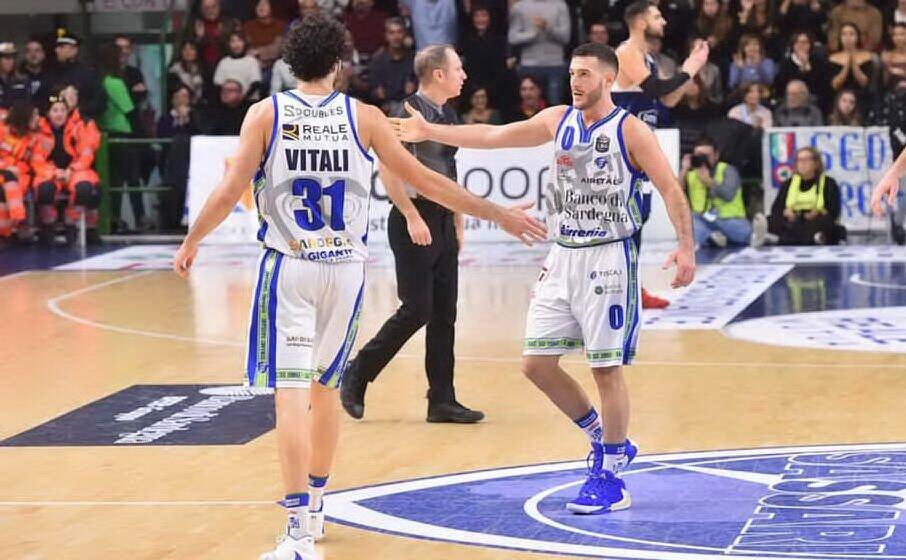 vitali e spissu nel miglior quintetto italiano (foto dinamo)
