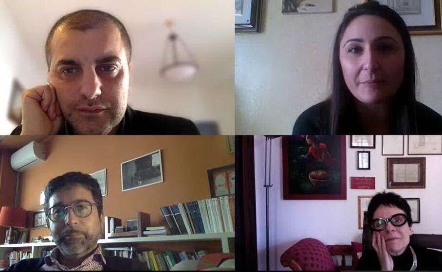 un incontro a distanza sul progetto (foto concessa)
