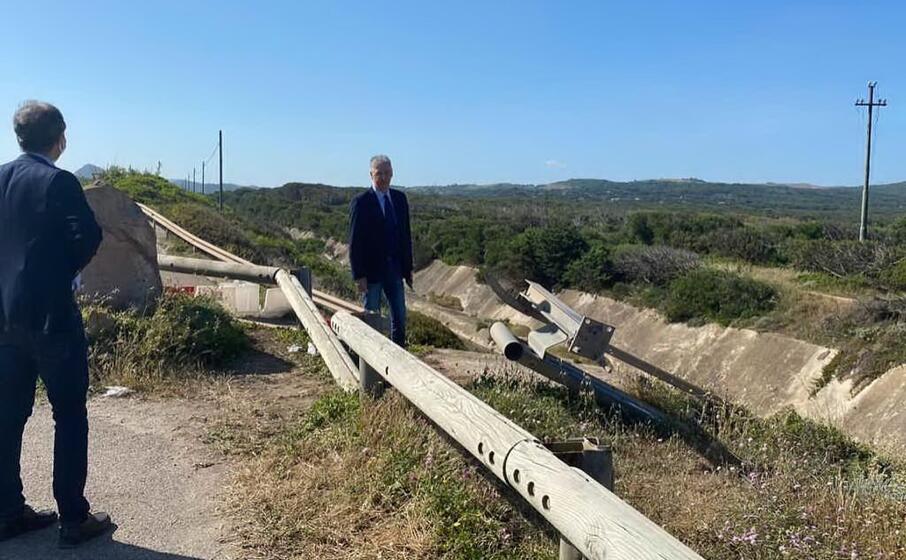 il sopralluogo (foto regione sardegna)