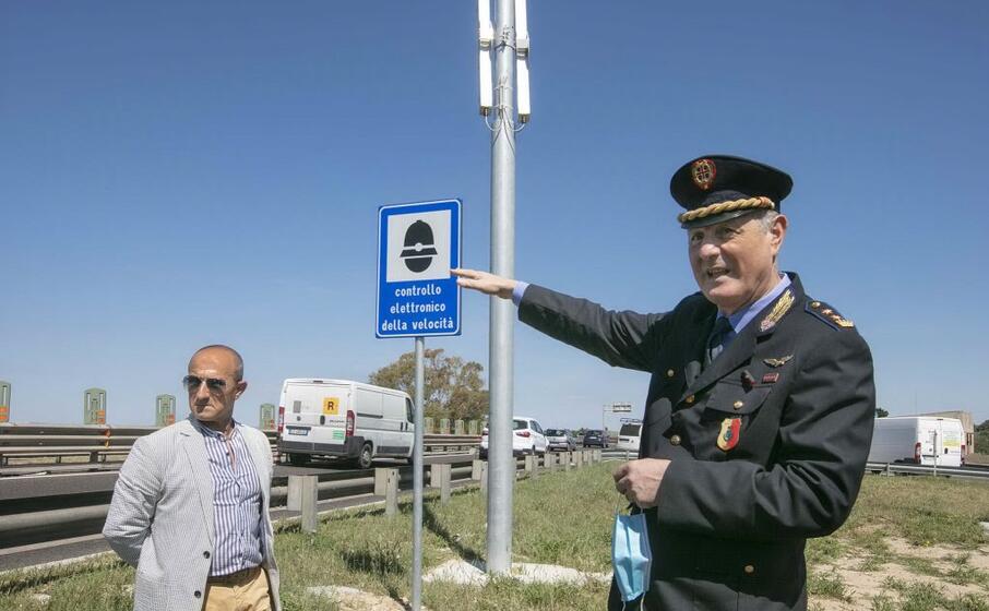 l autovelox sulla 131 dir (l unione sarda)