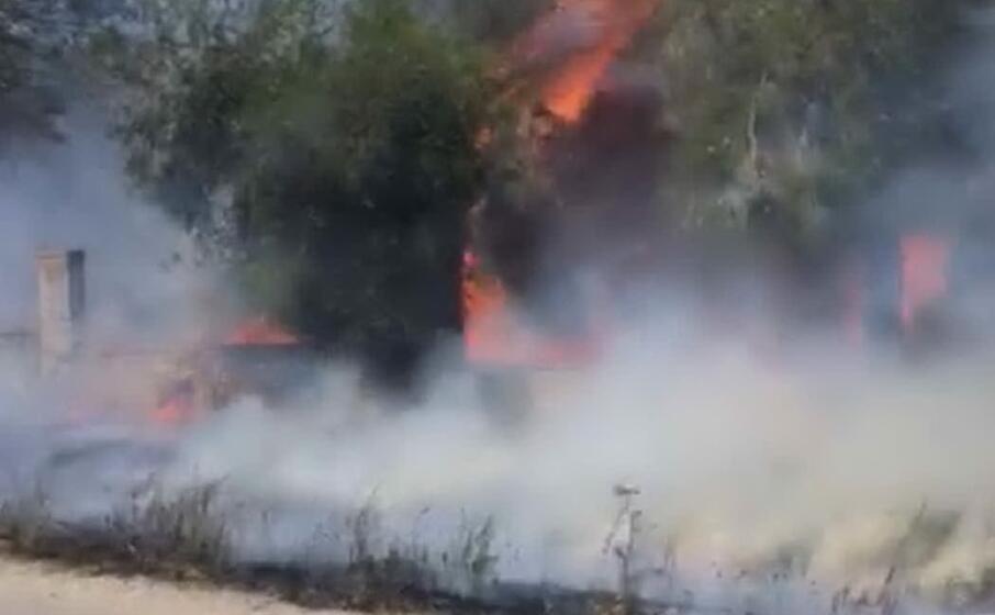 l incendio di siamaggiore (l unione sarda)
