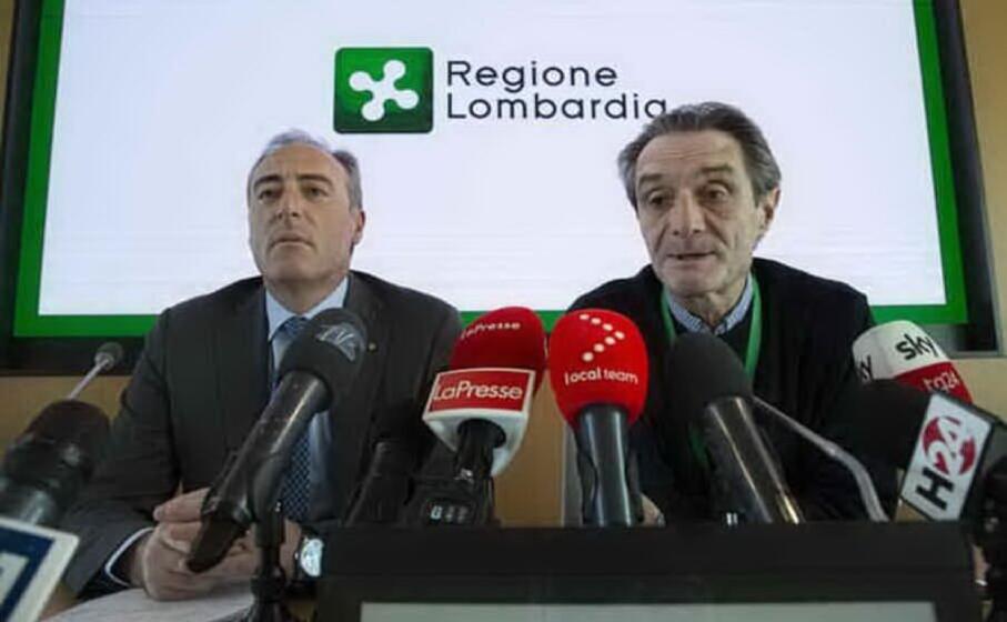 attilio fontana e giulio gallera (ansa)