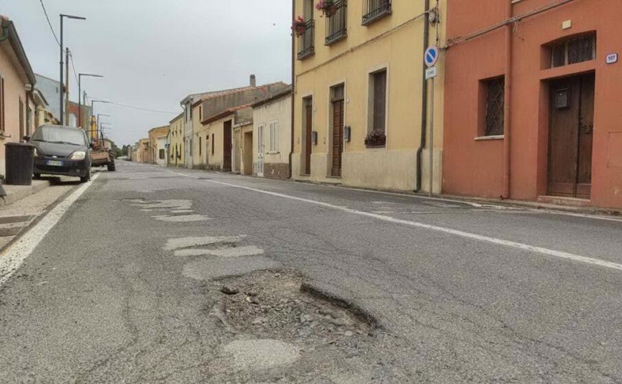 la strada a nurachi (l unione sarda)