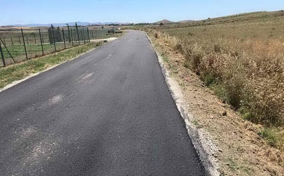 la strada comunale (foto l unione sarda andrea serreli)