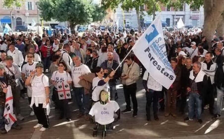 una manifestazione dello scorso anno (archivio l unione sarda)