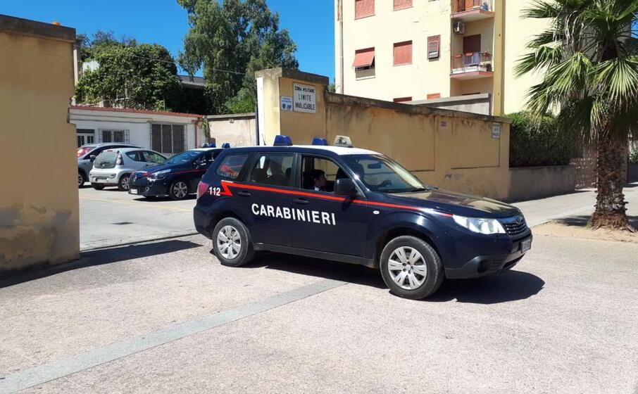 la caserma dei carabinieri (foto l unione sarda scano)