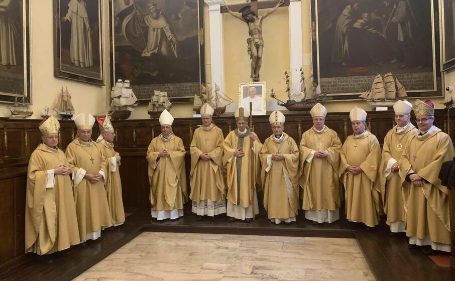 i concelebranti (foto conferenza episcopale sarda)