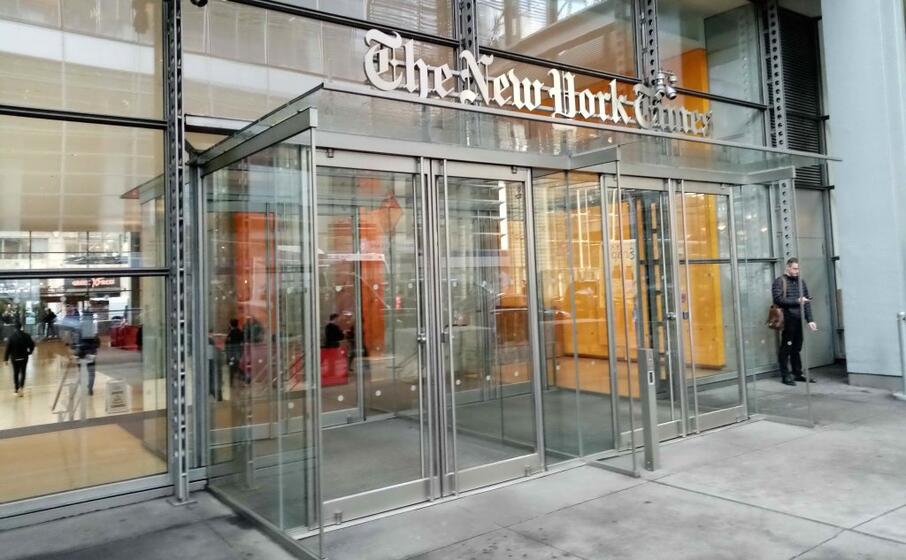 la sede del new york times (l unione sarda careddu)