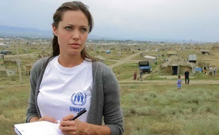 l attrice ambasciatrice per l unhcr l agenzia per i rifugiati dell onu
