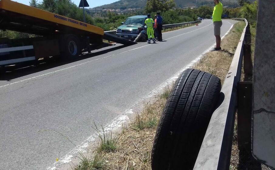 l incidente sulla statale (l unione sarda scano)