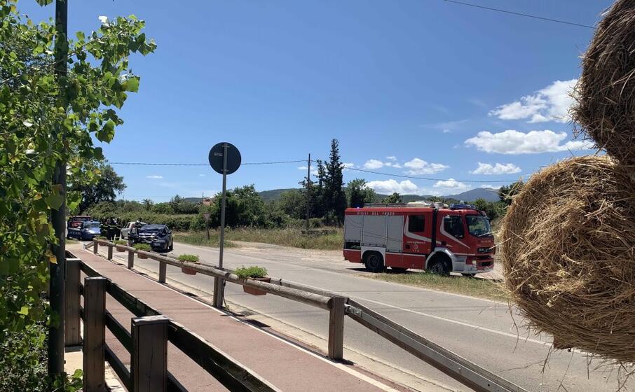 il luogo dell incidente (foto secci)