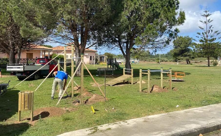 una delle aree verdi (foto s pinna)