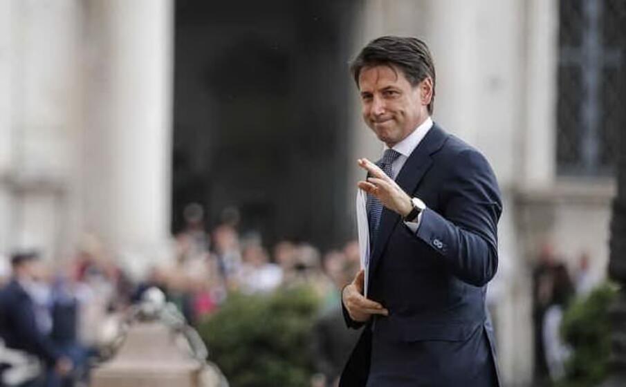 giuseppe conte (ansa)