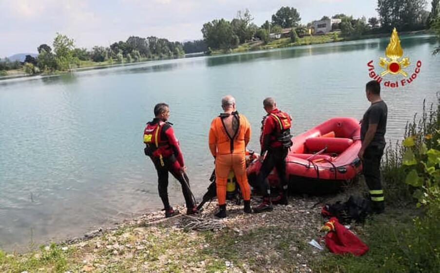 il luogo della tragedia (foto vigili del fuoco)
