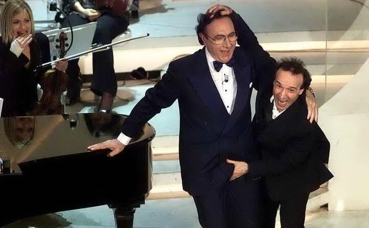 una gag con roberto benigni