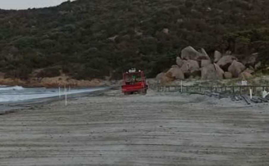 la ruspa in azione (foto grig)