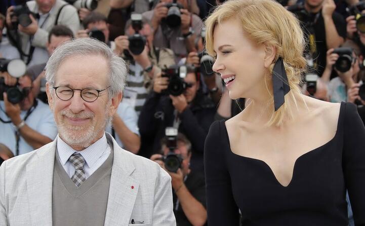 con steven spielberg a cannes nel 2013
