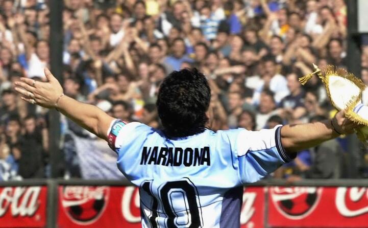 il calciatore argentino stava disputando in messico il match mondiale contro l inghilterra