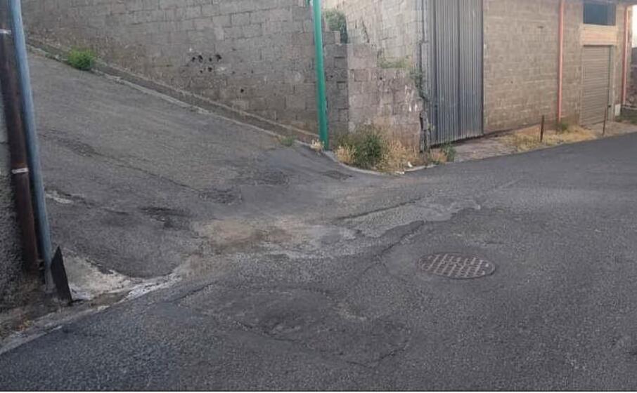 burcei l incrocio fra le vie garibaldi e bixio (foto a serreli)