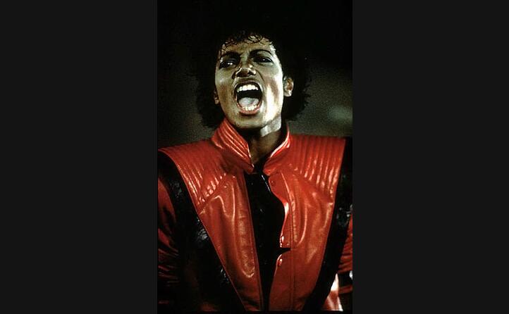 nel video di thriller