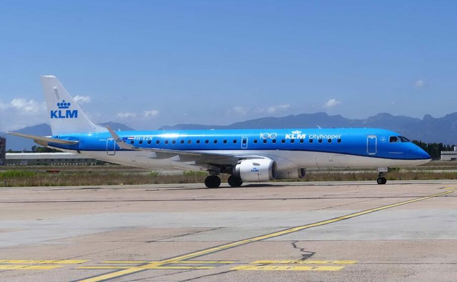 il volo klm (foto ufficio stampa sogaer)
