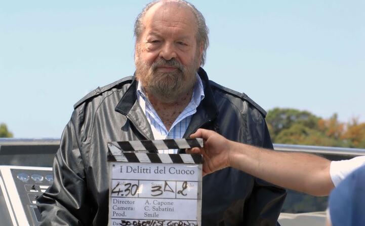 sul set della fiction i delitti del cuoco