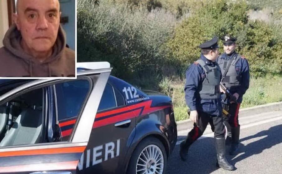 carabinieri (archivio l unione sarda) nel riquadro antonio pireddu (dai social)