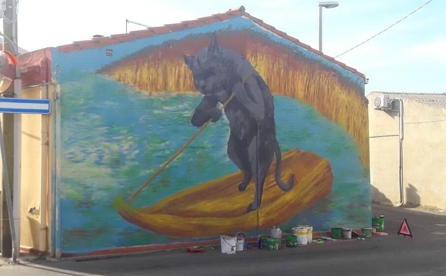 il murale (foto pinna)