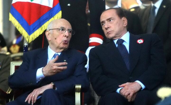insieme a silvio berlusconi