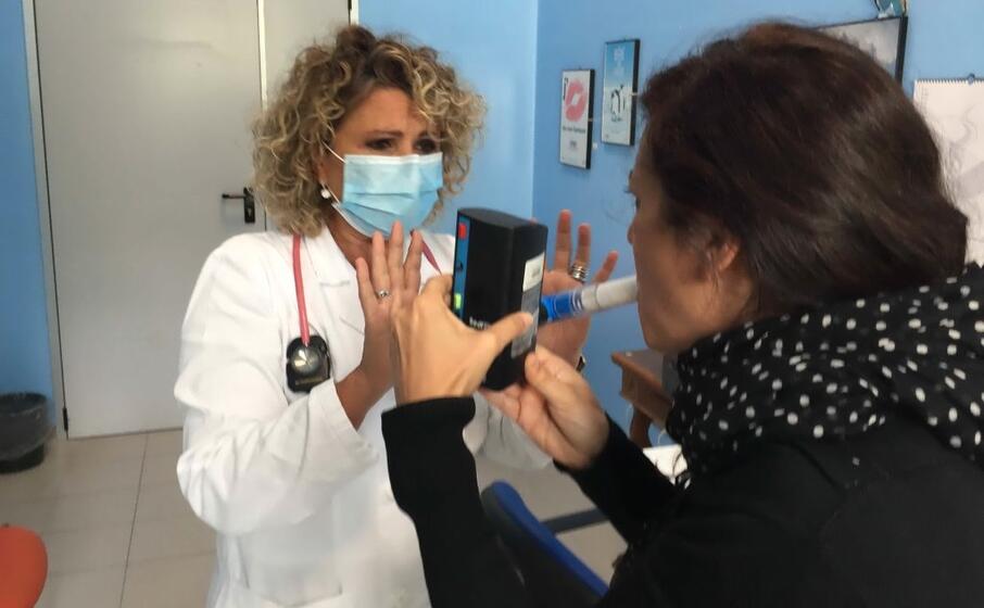 spirometria al centro antifumo del binaghi (l unione sarda artizzu)