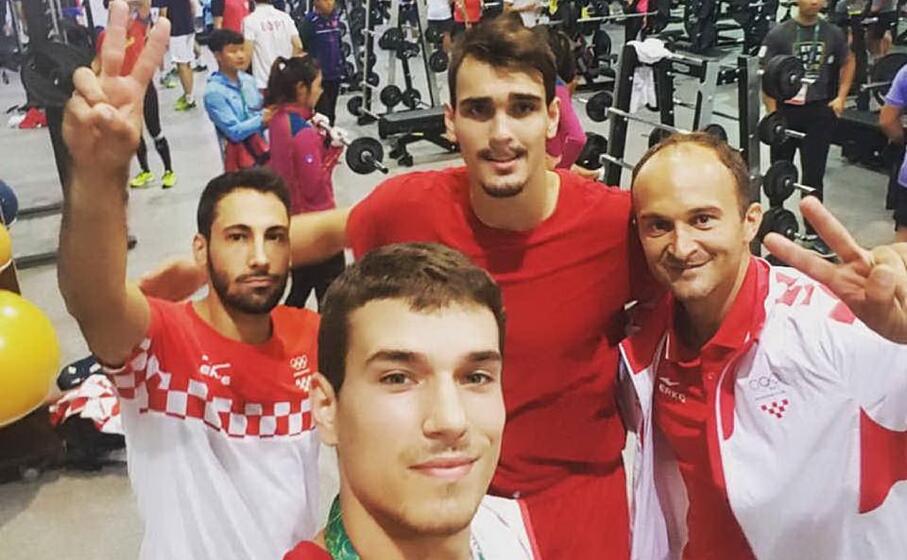un autoscatto di kruslin all olimpiade di rio (da facebook)