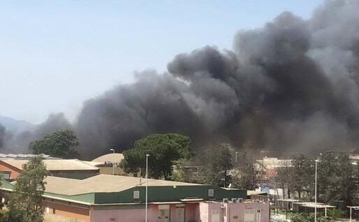 Il grosso incendio in via dell'Agricoltura, Cagliari