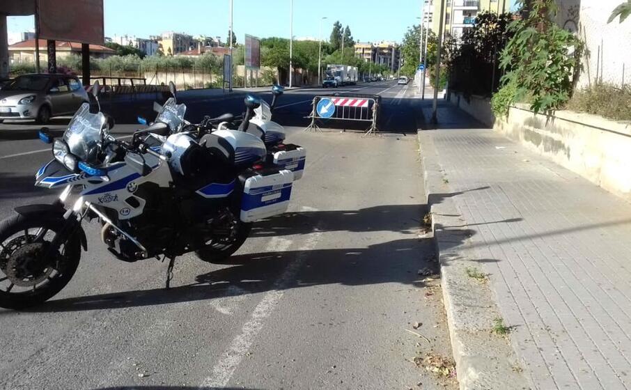il luogo dell incidente (foto polizia municipale)