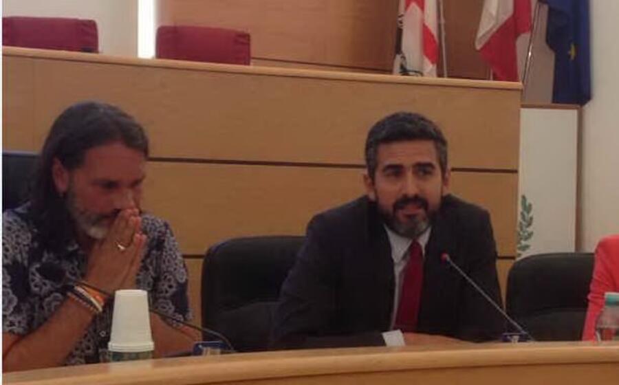 il sindaco con l allora ministro fraccaro (foto m pala)