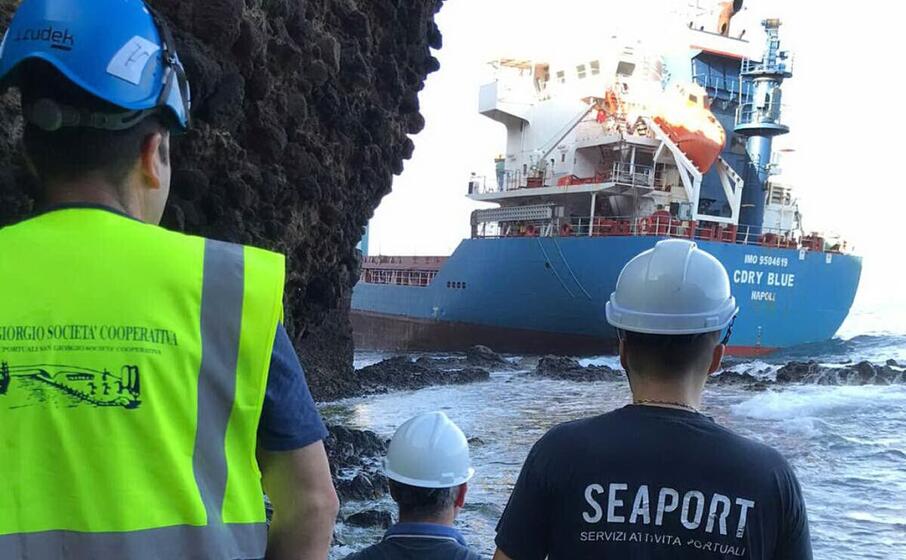 un sopralluogo sulla nave (l unione sarda scano)