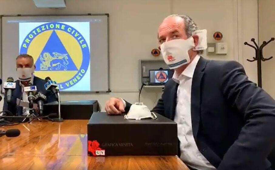 il governatore del veneto luca zaia (ansa)