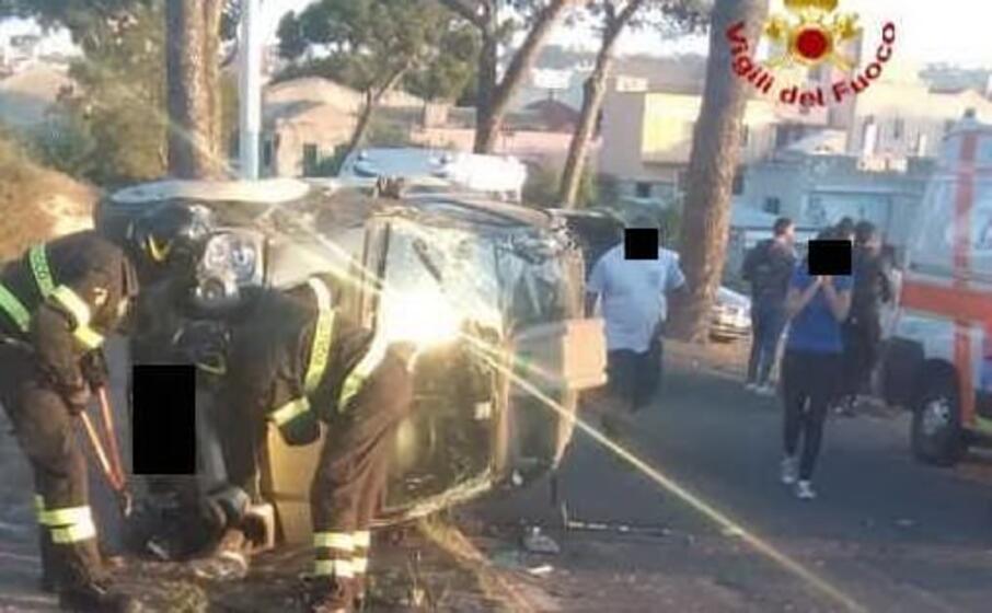 l incidente (foto vigili del fuoco)