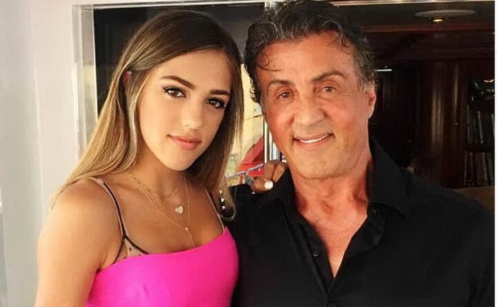 con la figlia sistine (foto instagram)