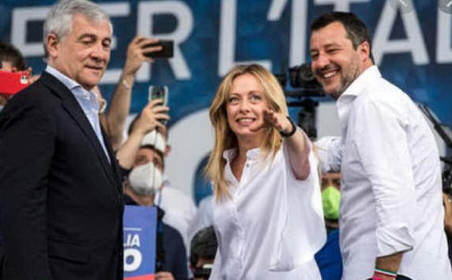 tajani meloni e salvini (ansa)